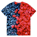 Mixed Berries T-Shirt-Subliminator-| All-Over-Print Everywhere - Designed to Make You Smile