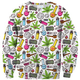 420 Sweater-Shelfies-| All-Over-Print Everywhere - Designed to Make You Smile