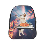 DJ Pizza Cat Backpack-Printify-Large-| All-Over-Print Everywhere - Designed to Make You Smile