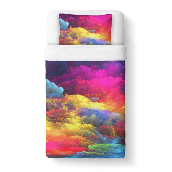 Abstract Colors Duvet Cover-Gooten-Twin-| All-Over-Print Everywhere - Designed to Make You Smile