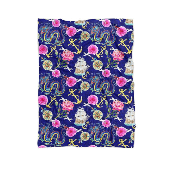 At Sea Blanket-Gooten-| All-Over-Print Everywhere - Designed to Make You Smile
