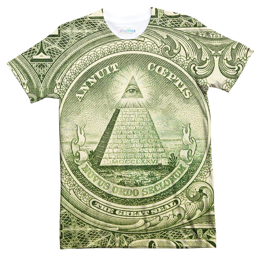Annuit Coeptis T-Shirt-Subliminator-| All-Over-Print Everywhere - Designed to Make You Smile