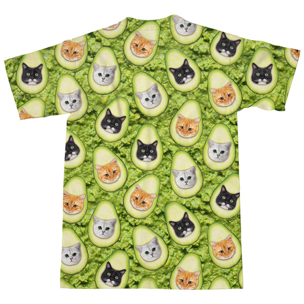 Avo-cat-o Invasion T-Shirt-Subliminator-| All-Over-Print Everywhere - Designed to Make You Smile