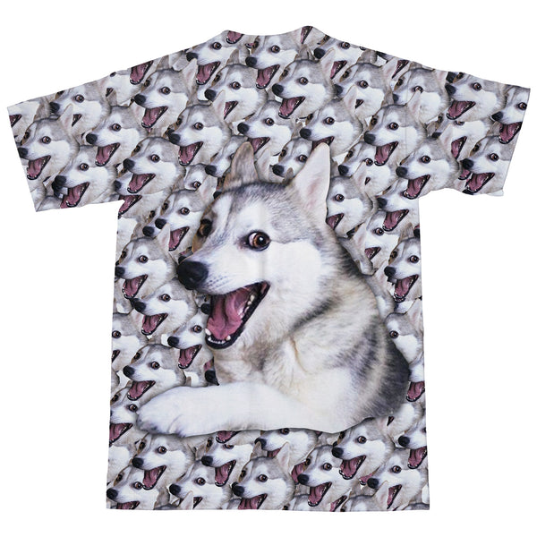 Bad Joke Husky T-Shirt-Subliminator-| All-Over-Print Everywhere - Designed to Make You Smile