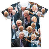 Bernie Sanders Face T-Shirt-Subliminator-| All-Over-Print Everywhere - Designed to Make You Smile
