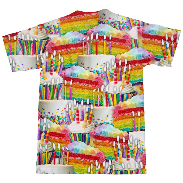 Birthday Cake Invasion T-Shirt-Subliminator-| All-Over-Print Everywhere - Designed to Make You Smile