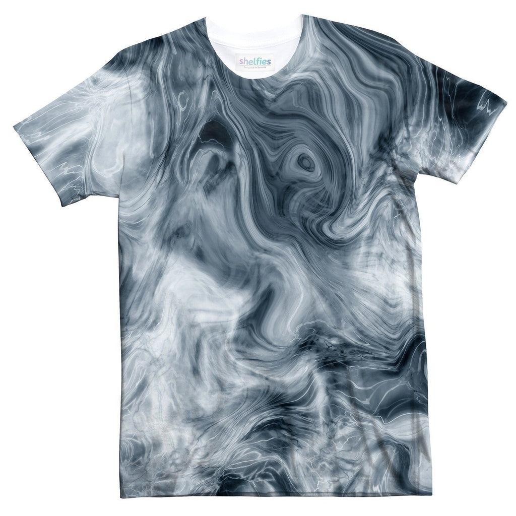 Black Marble T-Shirt-Subliminator-| All-Over-Print Everywhere - Designed to Make You Smile