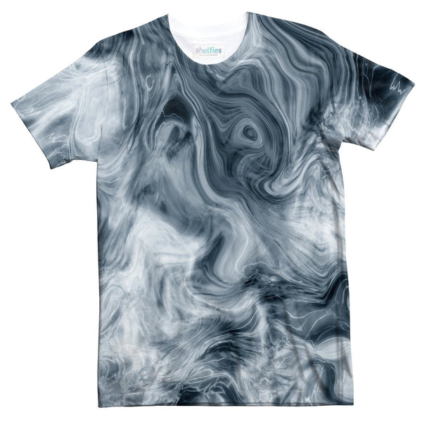 Black Marble T-Shirt-Subliminator-| All-Over-Print Everywhere - Designed to Make You Smile