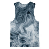 Black Marble Tank Top-kite.ly-| All-Over-Print Everywhere - Designed to Make You Smile