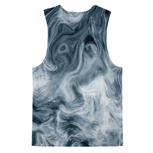 Black Marble Tank Top-kite.ly-| All-Over-Print Everywhere - Designed to Make You Smile