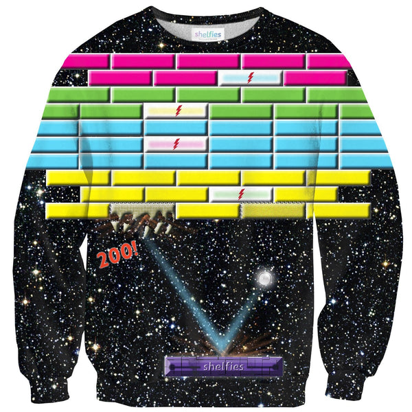 Brick Breaker Sweater-Shelfies-| All-Over-Print Everywhere - Designed to Make You Smile