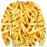 French Fries Invasion Sweater-Subliminator-| All-Over-Print Everywhere - Designed to Make You Smile