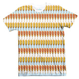Corndog Stripes T-Shirt-Shelfies-| All-Over-Print Everywhere - Designed to Make You Smile