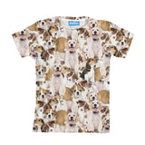 Doggy Invasion Youth T-Shirt-kite.ly-| All-Over-Print Everywhere - Designed to Make You Smile