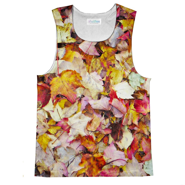 Fall Leaves Tank Top-kite.ly-| All-Over-Print Everywhere - Designed to Make You Smile