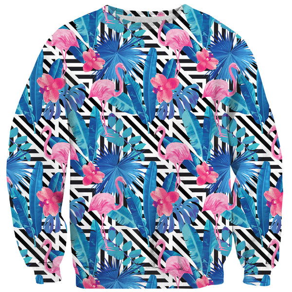 LA Flamingo Sweater-Shelfies-| All-Over-Print Everywhere - Designed to Make You Smile