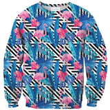 LA Flamingo Sweater-Shelfies-| All-Over-Print Everywhere - Designed to Make You Smile