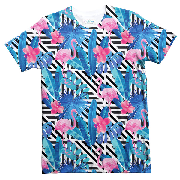 LA Flamingo T-Shirt-Subliminator-| All-Over-Print Everywhere - Designed to Make You Smile