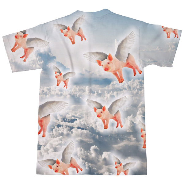 Flying Pigs T-Shirt-Subliminator-| All-Over-Print Everywhere - Designed to Make You Smile