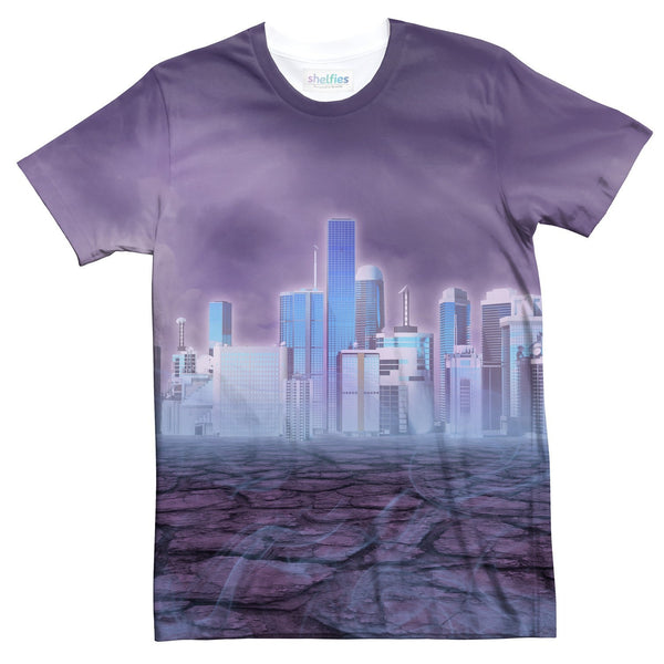 Future City T-Shirt-Shelfies-| All-Over-Print Everywhere - Designed to Make You Smile