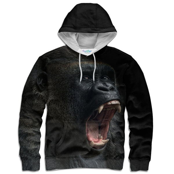 Gorilla Face Hoodie-Subliminator-| All-Over-Print Everywhere - Designed to Make You Smile