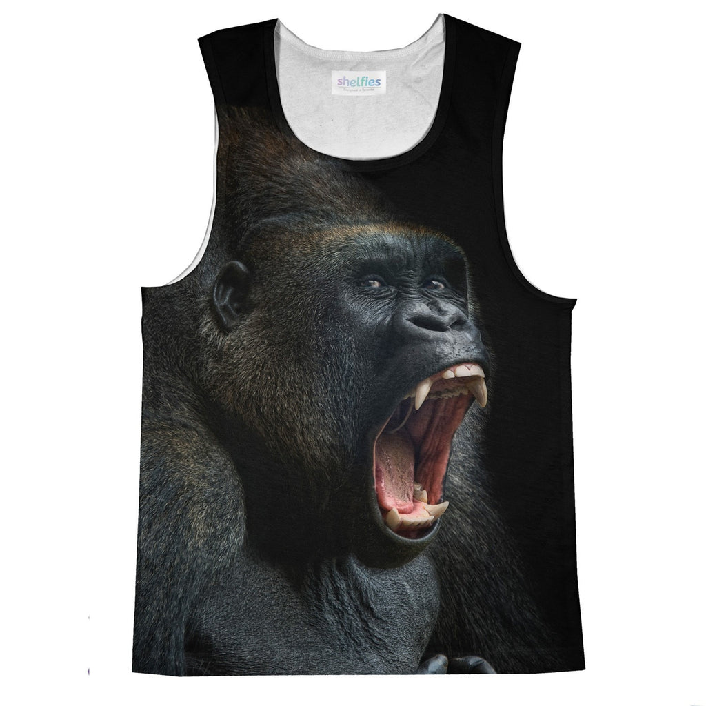 Gorilla Face Tank Top-kite.ly-| All-Over-Print Everywhere - Designed to Make You Smile
