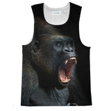 Gorilla Face Tank Top-kite.ly-| All-Over-Print Everywhere - Designed to Make You Smile