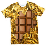 Golden Wrapper T-Shirt-Subliminator-| All-Over-Print Everywhere - Designed to Make You Smile