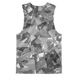 Grey Diamonds Tank Top-kite.ly-| All-Over-Print Everywhere - Designed to Make You Smile