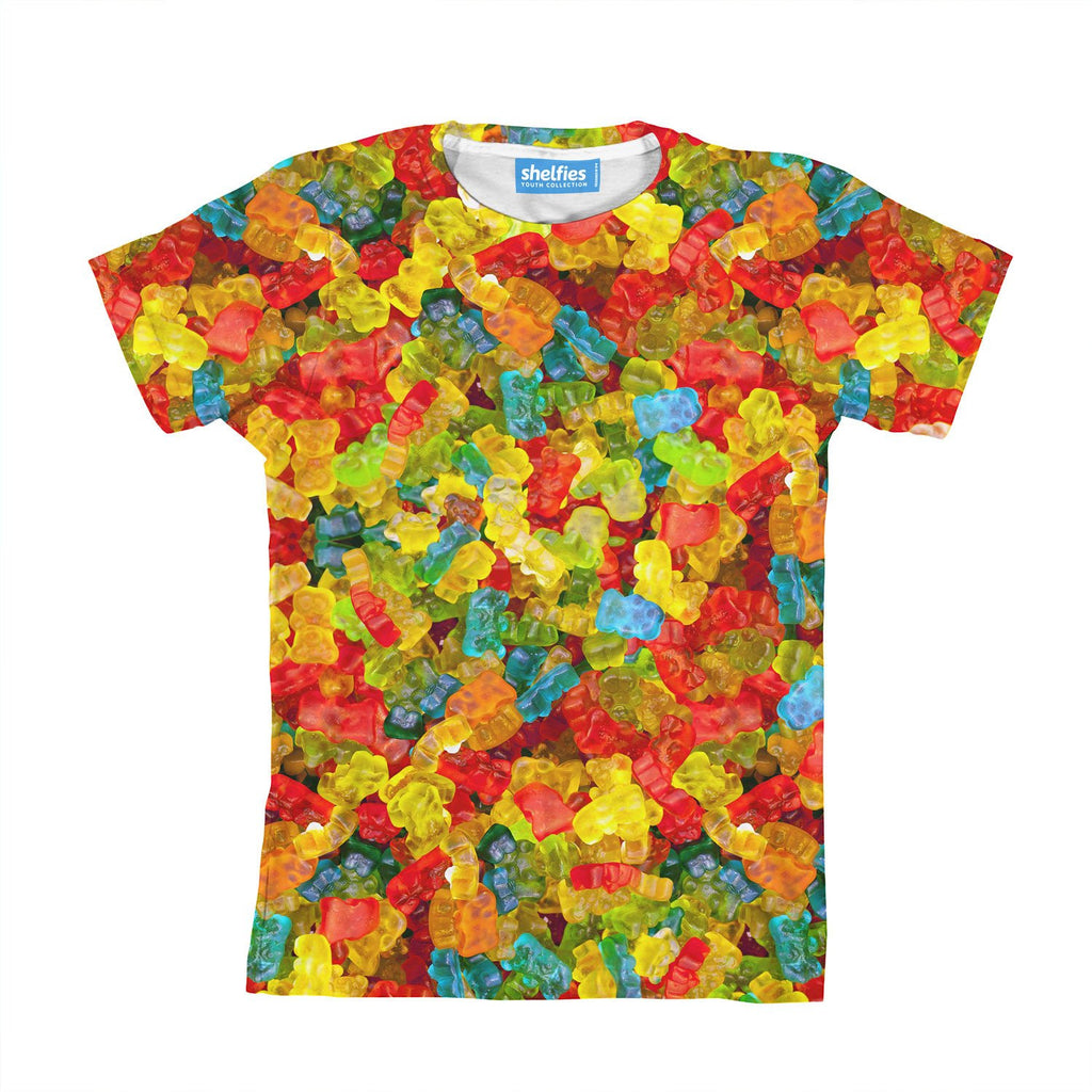 Gummy Bears Invasion Youth T-Shirt-kite.ly-| All-Over-Print Everywhere - Designed to Make You Smile