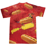 Hot Dog Dog T-Shirt-Subliminator-| All-Over-Print Everywhere - Designed to Make You Smile