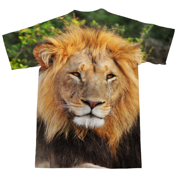 Lion Face T-Shirt-Shelfies-| All-Over-Print Everywhere - Designed to Make You Smile