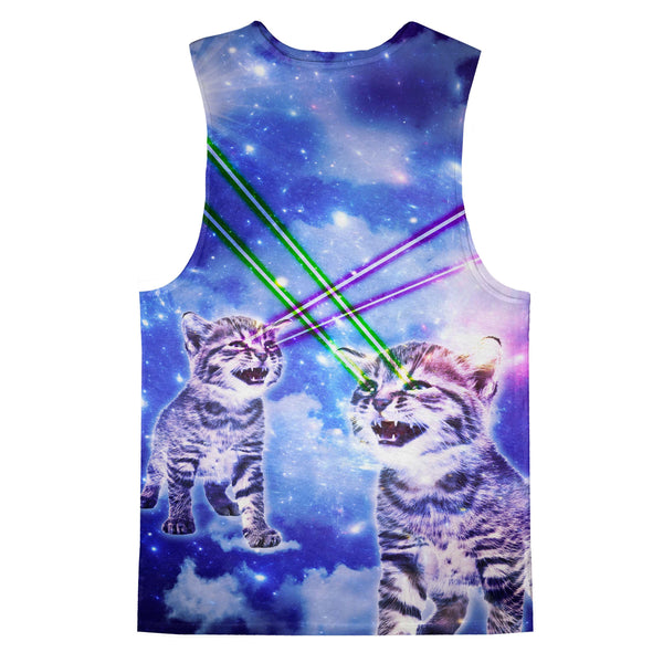 Laser Cat Tank Top-kite.ly-| All-Over-Print Everywhere - Designed to Make You Smile
