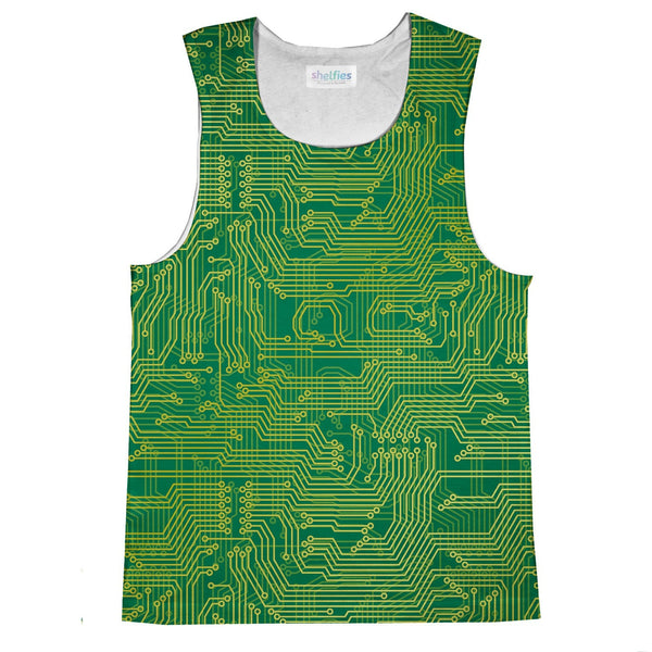 Microchip Tank Top-kite.ly-| All-Over-Print Everywhere - Designed to Make You Smile