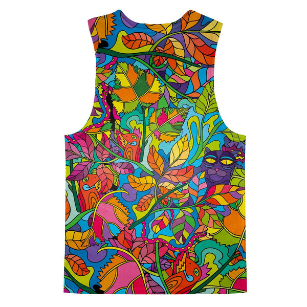 Neon Forest Tank Top-kite.ly-| All-Over-Print Everywhere - Designed to Make You Smile
