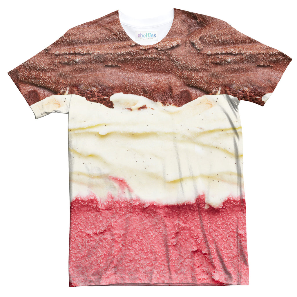 Neapolitan T-Shirt-Subliminator-| All-Over-Print Everywhere - Designed to Make You Smile