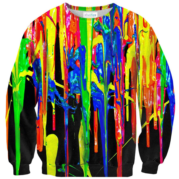 Paint Splatter Sweater-Subliminator-| All-Over-Print Everywhere - Designed to Make You Smile
