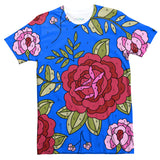 Paint By Numbers Floral T-Shirt-Subliminator-| All-Over-Print Everywhere - Designed to Make You Smile