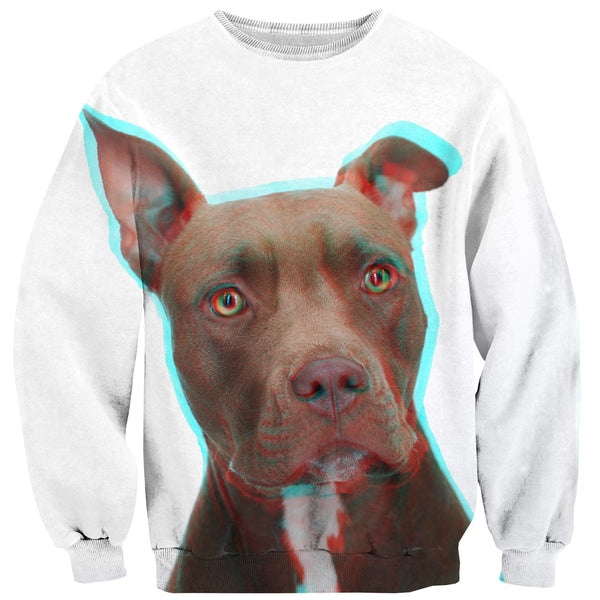 3D Pitbull Sweater-Shelfies-| All-Over-Print Everywhere - Designed to Make You Smile