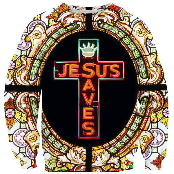 Party God Sweater-Subliminator-| All-Over-Print Everywhere - Designed to Make You Smile