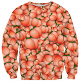 Peach Emoji Sweater-Subliminator-| All-Over-Print Everywhere - Designed to Make You Smile