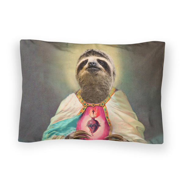 Sloth Jesus Bed Pillow Case-Shelfies-| All-Over-Print Everywhere - Designed to Make You Smile