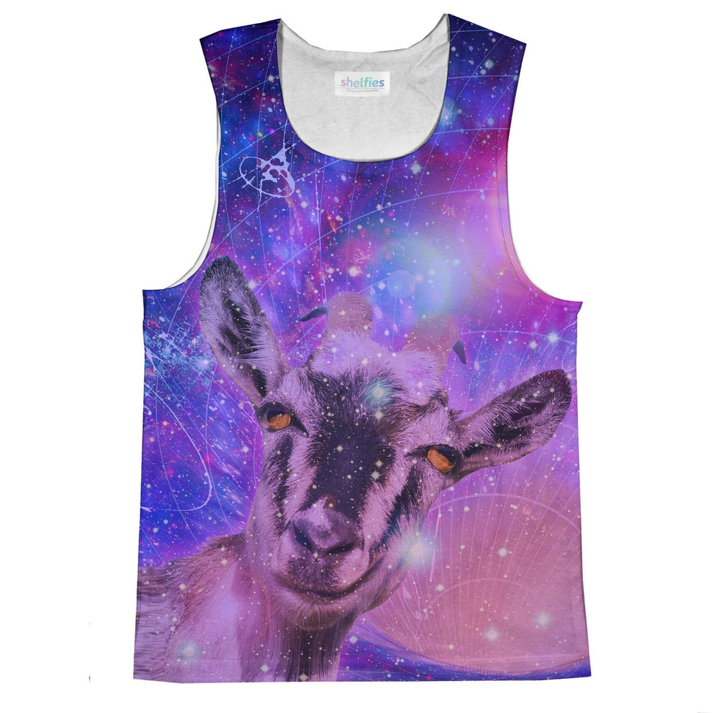 Space Goat Tank Top-kite.ly-| All-Over-Print Everywhere - Designed to Make You Smile
