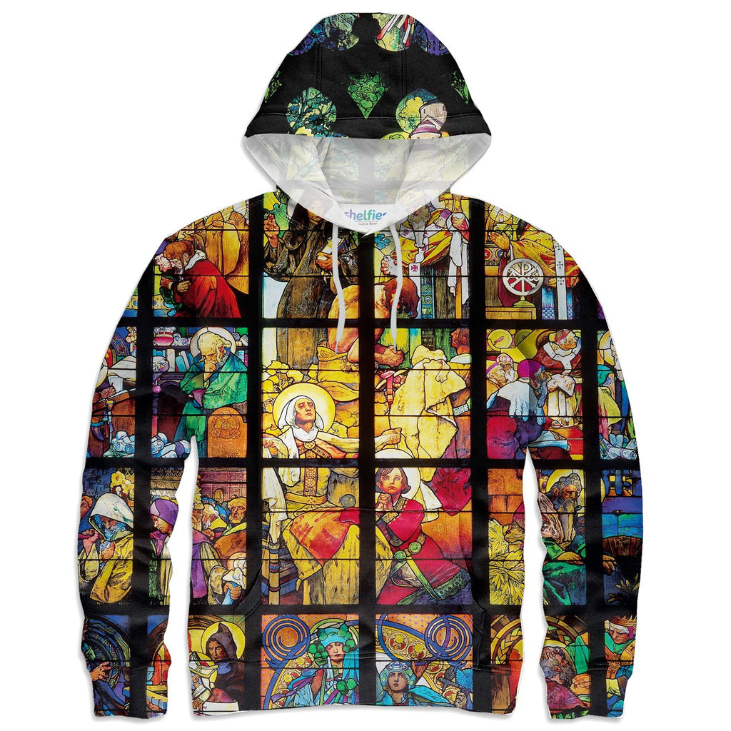 Stained Glass Hoodie-Subliminator-| All-Over-Print Everywhere - Designed to Make You Smile
