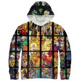 Stained Glass Hoodie-Subliminator-| All-Over-Print Everywhere - Designed to Make You Smile