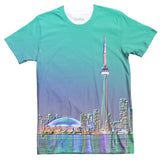 Toronto Skyline T-Shirt-Subliminator-| All-Over-Print Everywhere - Designed to Make You Smile