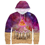 The Great Pyramid of Pizza Hoodie-Subliminator-| All-Over-Print Everywhere - Designed to Make You Smile