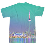Toronto Skyline T-Shirt-Subliminator-| All-Over-Print Everywhere - Designed to Make You Smile