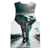 Trippy Elephant Tank Top-kite.ly-| All-Over-Print Everywhere - Designed to Make You Smile