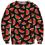 Watermelon Life Sweater-Shelfies-| All-Over-Print Everywhere - Designed to Make You Smile